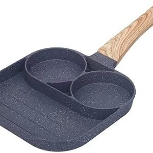 2 Holes Frying Pan