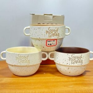 1 Pcs Ceramic Soup Mug - 600ml