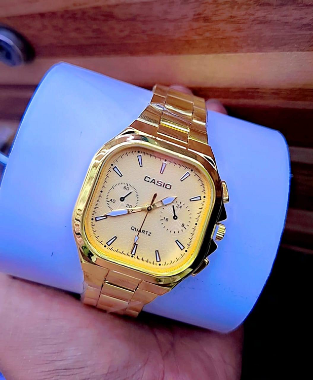 Casio Square Gold Ladies Watch