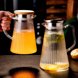 Plastic Water Jug With Steel Lid - 338-17