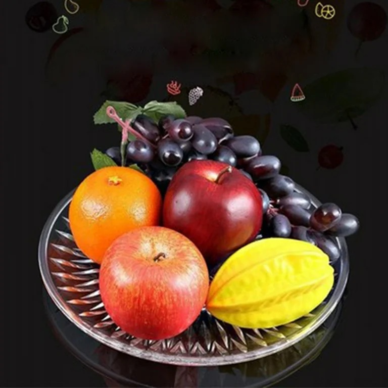 1 Pcs Acrylic Transparent Fruit Plate