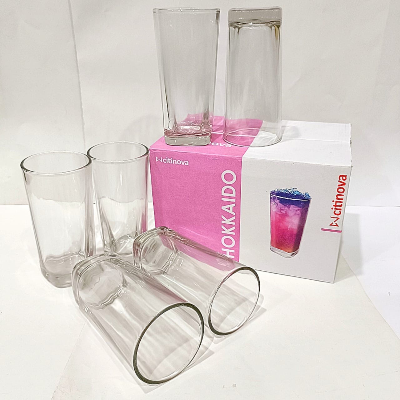 1 Pcs Citinova Hokkaido Glass Set - 350ml