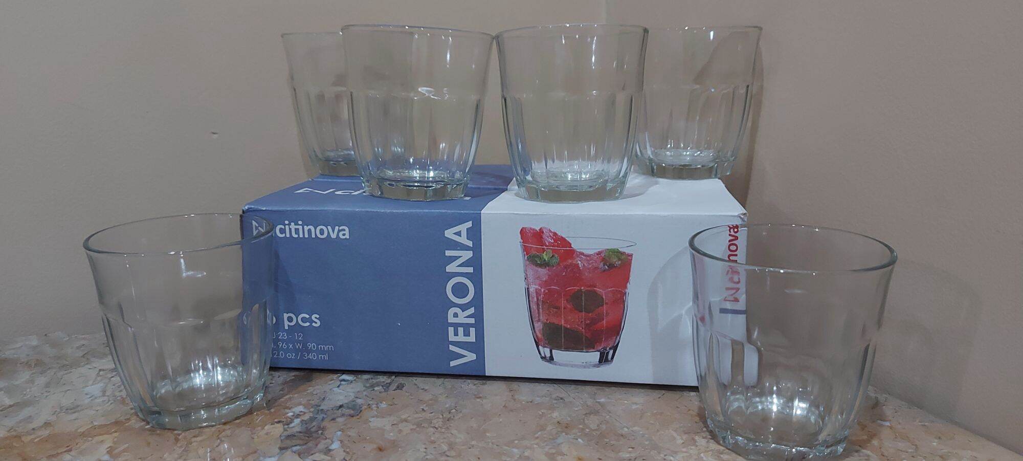 1 Pcs Citinova Veron Glass Set - 340ml - Image 4