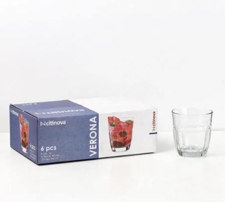 1 Pcs Citinova Veron Glass Set - 340ml - Image 3