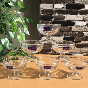 1 Pcs Delisoga Ice Cream Cup Glass Set - Y4002
