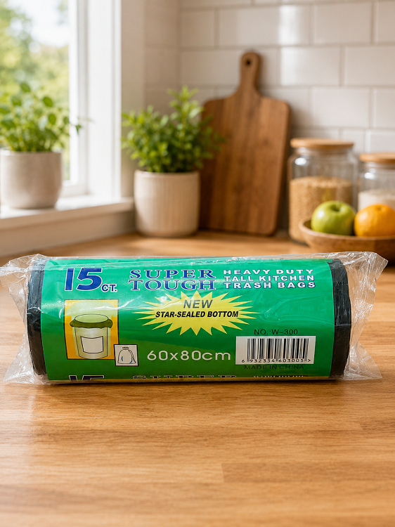 Garbage Bag Roll - 15 bags - 60x80cm