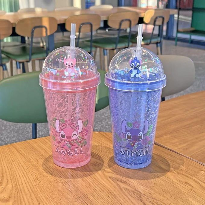 Stitch Sipper Cup with Straw 450ml 795-5