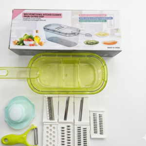 12 in 1 Vegetable Slicer & Drain Basket