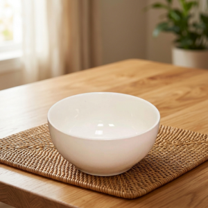 5 Inch Ceramic Bowl - White