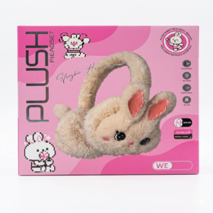 Cute Bunny Plush Wireless Headset