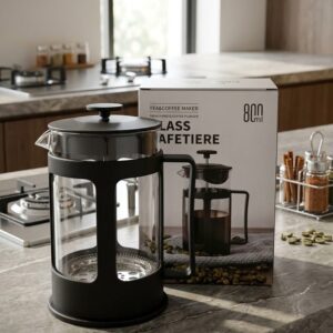 French Press Coffee Maker Black 800 ml