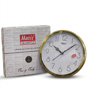Matiz Classic Round Gold Wall Clock - AT227