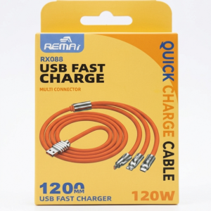REMAI 120W 3 In 1 Quick Charging Cable - RX088