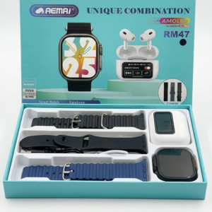 REMAX 7 in 1 Smartwatch & Earbuds Set - RM47