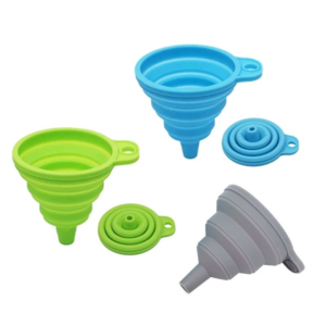 1 Pc Silicone Funnel