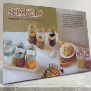 Shakers 3 Pcs Bear Shape Spice Bottle Set