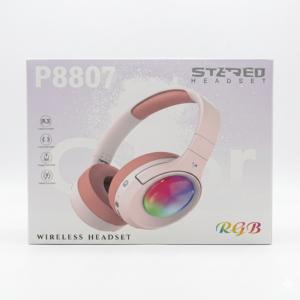 P8807 Sleek Stereo Wireless RGB Headset