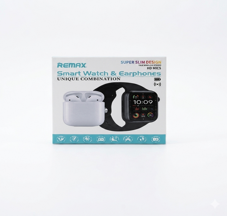 REMAX Smart Watch & Earbud Set - RM80