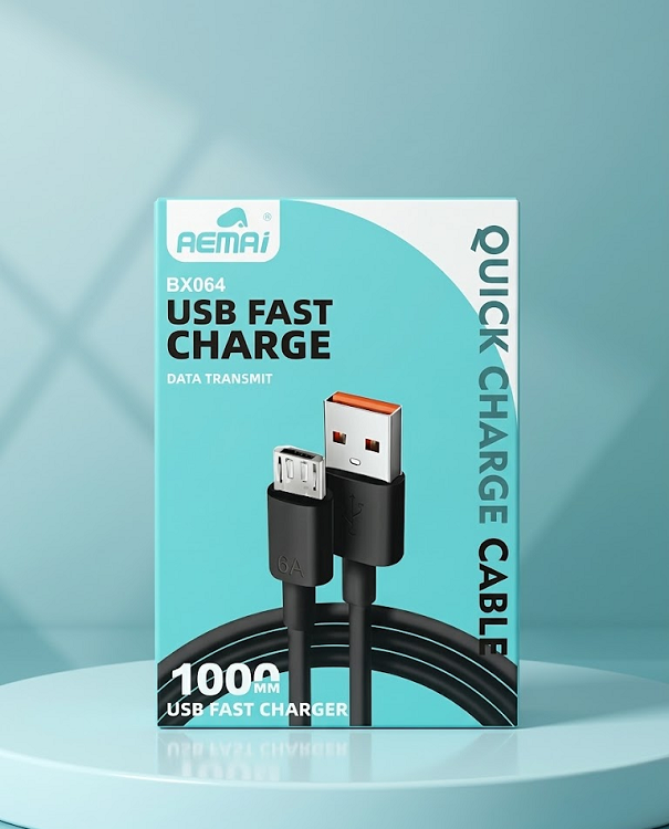 REMAI BX064 USB Fast Charger Micro Cable