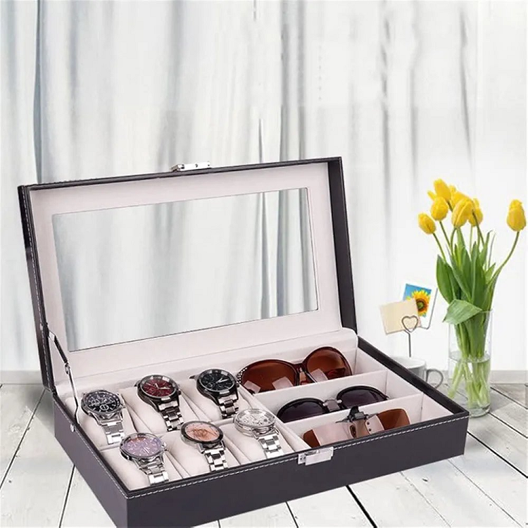 Watch Box & Sun Glasses Organizer