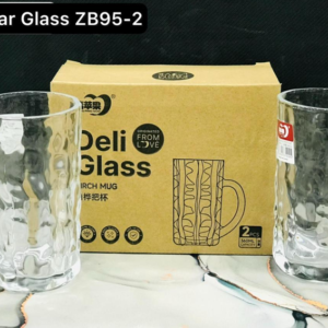 2 Pcs Deli Glass Beer Mug -ZB95-2