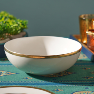 Ceramic Bowl - Gold Design - 82-9