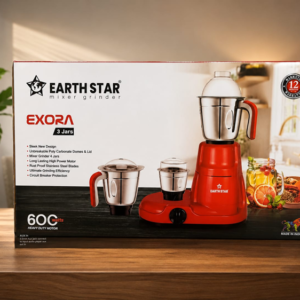 Earth Star Exora Mixer Grinder With 3 Jars - 600W