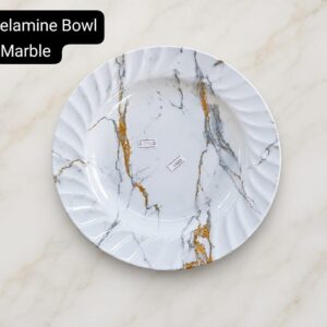10 Inch Melamine plate - Marble Design