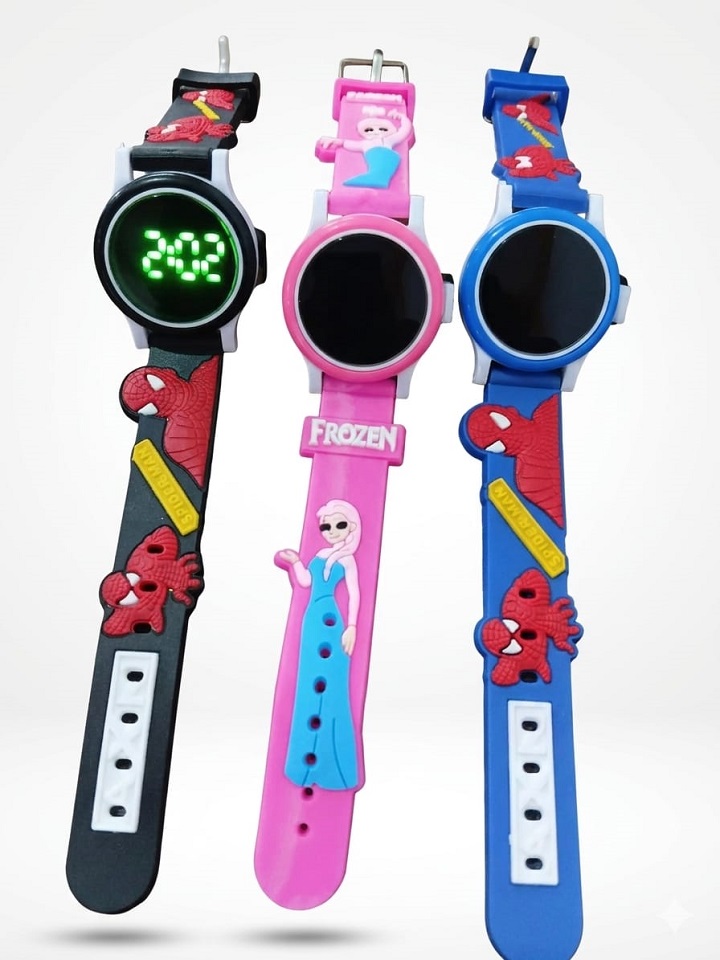Kids Cartoon LED Watch